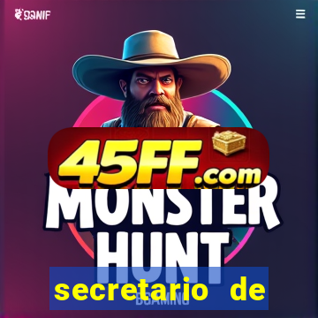 secretario de esporte salario